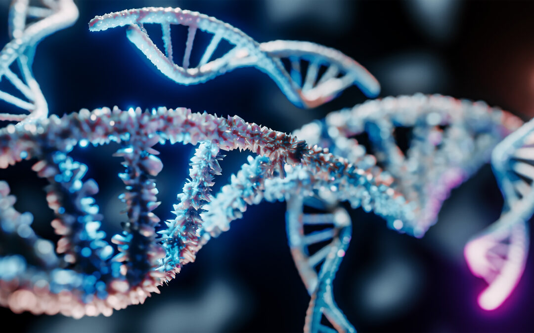 Hélice de ADN representando la herramienta bioinformática ILRA